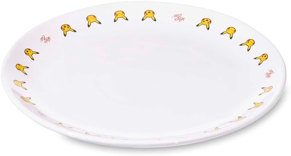 Pokemon Pokémon Center: Pikachu Everyday Fun Kitchen Dinner Plates (4-Pack), One Size Only