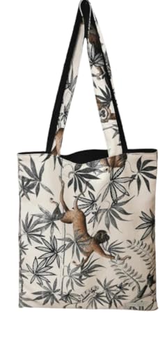 Tote bag fait main Gibbon le sac idéal pour vos sorties