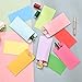 SWESARA 100 Pack Small Coin Envelopes, 2.25 x 3.5 Colored Tiny Seed Envelopes Mini Parts Small Items Stamps Storage Packets Envelopes for Garden, Office or Wedding Gift