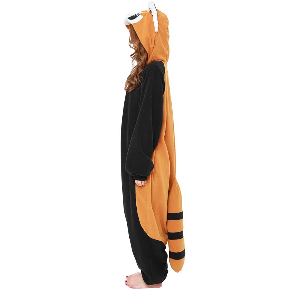 SAZAC Disfraz de panda rojo Kigurumi - Mono de Halloween