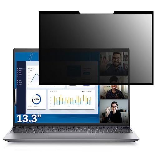 DELL Vostro 5320 13.3�C���` 16:10 �Ή� �S���� �`�����h�~�t�B���^�[ �v���C�o�V�[�t�B���^�[ �p�\�R�� PC �t���ی�t�B���� �u���[���C�g�J�b�g ���˖h�~ ���E�ȒP �ی�V�[�g ���E��