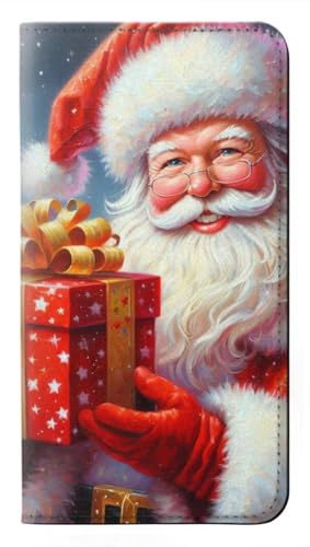 Flip housse Samsung Galaxy A57 cuir portefeuille Santa Claus