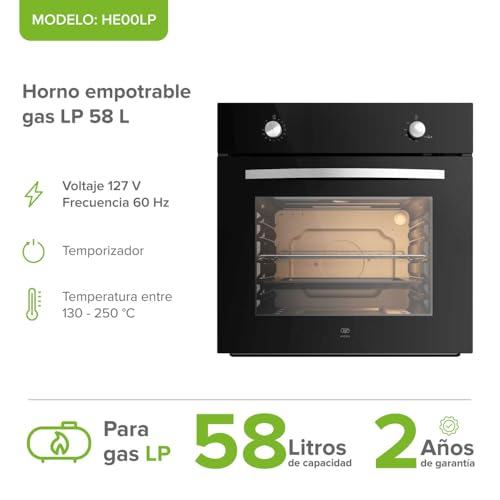 Catálogo para Comprar On-line Horno de gas empotrable los mejores 5. 18 Imagen adicional