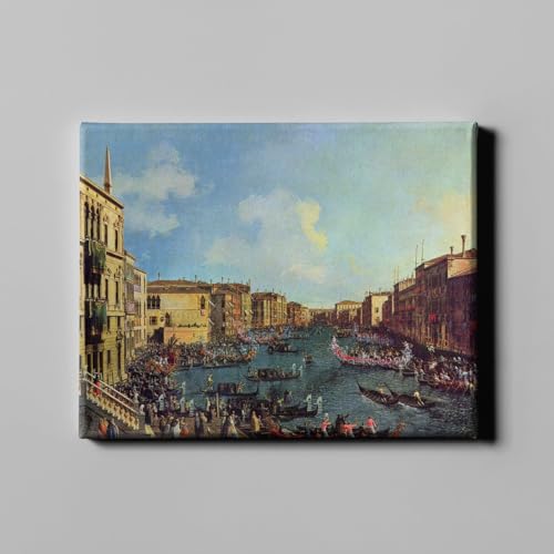 Toile Canaletto Il Regatta sur le Canale Grande Spiffing Prints XL habillage mur vide