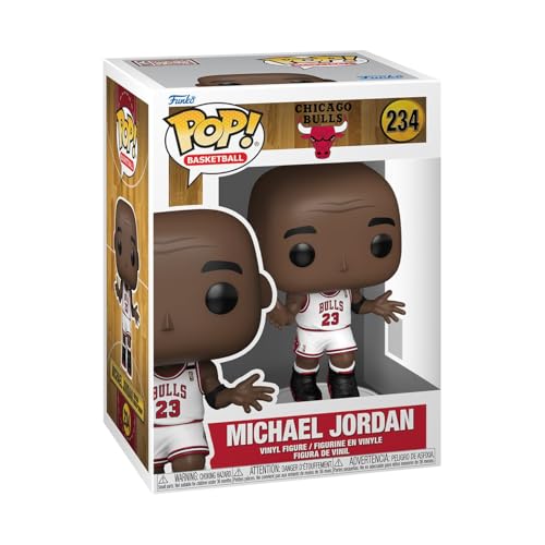 Funko Pop! NBA: Bulls - Michael Jordan - Shrug- Figura in Vinile da Collezione - Idea Regalo - Merchandising Ufficiale - Giocattoli per Bambini e Adulti - Sports Fans