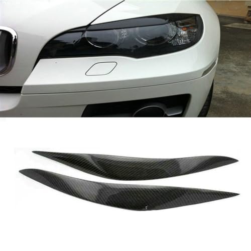 Cache-phares pour BMW E71 X6 anti-jaunissement en polycarbonate haute résistance