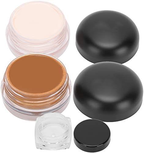 Waterproof Tattoo Concealer Professional Waterproof Skin Camouflage Cream Scar Hiding Tattoo Cover Up Makeup Body Birthmark Scar Spots Cover Cream 10g x 2pcs