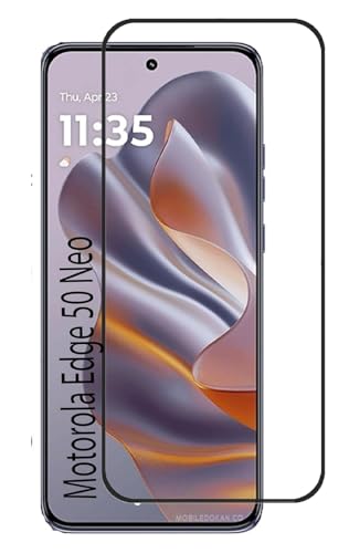 Image of HD Tempered Glass Screen Protector Compatible for Moto Edge 50 Neo 5G with Edge to Edge coverage and Easy Installation kit ERF84