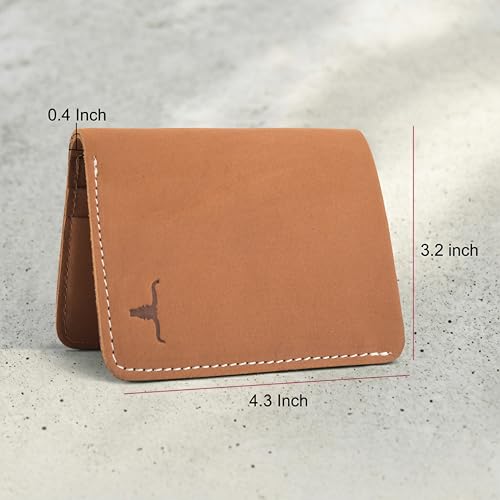 Image of URBAN FOREST Joe Vintage Cognac Leather Wallet for Men