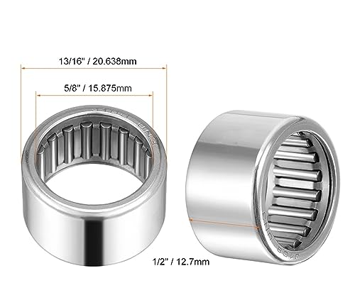 Rodamientos de agujas SCE108 tipo bimetal open end pack de 5 unidades para motor industrial 3