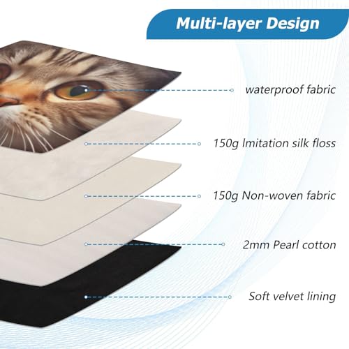 Funda para laptop 13-14 pulgadas con diseño gato astronauta miniatura 4