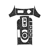 ATNVSK Adhesivo for panel interior de caja de cambios compatible con Great Wall GWM Power Ute 2019-2023, color negro carbón, accesorios for coche(Flash Point Black)