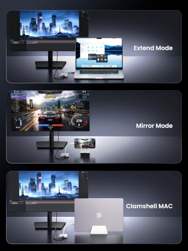 Plugable USB C to HDMI Adapter 4K@60Hz, 100W PD Charging,USBA 3.0 Data Port - image 7