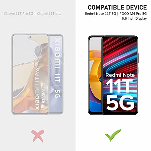 Image of Mr.Shield Top-Notch HD+ Tempered Glass Screen Protector Guard for Redmi Note 11T and Poco M4 Pro (6.6 Inch), 9H Hardness, Military Grade Protection, Easy Installation kit