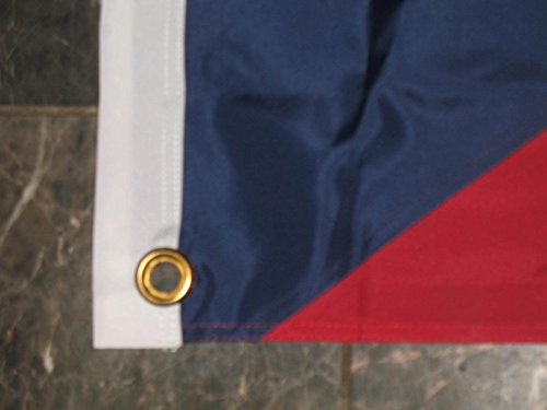 Aes 4X6 Embroidered Sewn Puerto Rico Dark Blue Nylon Flag 4'X6' Brass Grommets #TOP4