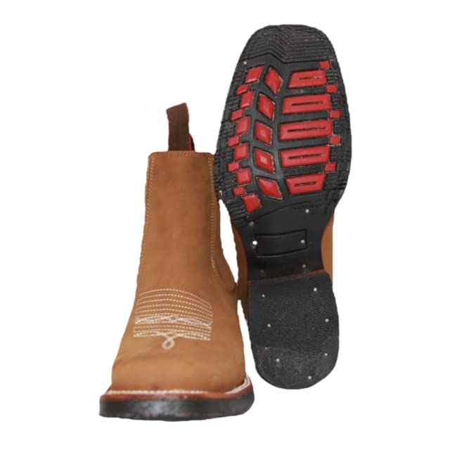 Men's Genuine Leather Short Ankle Boot3