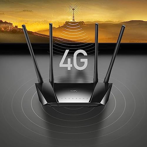 Cudy N300 Wifi Unlocked 4G Lte Modem Router With Sim Card Slot, 300Mbps Wifi, Lte Cat4, Ec25-Afx Qualcomm Chipset, 5Dbi High Gain Antennas, Fdd, Ddns, Vpn, Cloudflare, Plug And Play, Lt400 #TOP1