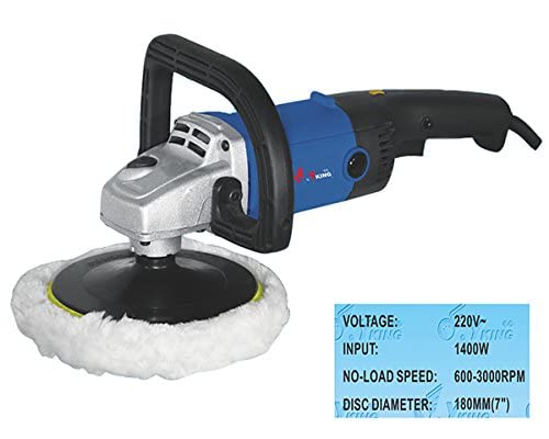 Mass Pro YKing 1400W Variable Car Polisher Machine Electric auto Polishing Machine Adjustable Speed Sanding Waxing Grinding Tools Vehicle Polisher (7 inch) - Image 2 thumbnail