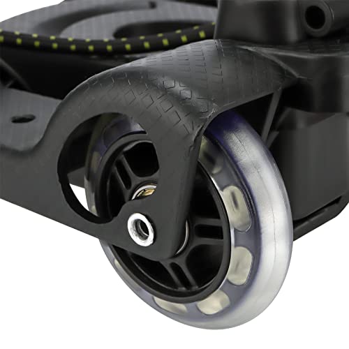 KEILEOHO Folding Hand Truck, 88 Lbs/40 Kg Capacity Small Foldable Luggage Cart with 2 Wheels and 2 Bungee Cords, Solid Construction Utility Cart, Portable Fold Up Dolly for Moving and Shopping by KEILEOHO - Image 3