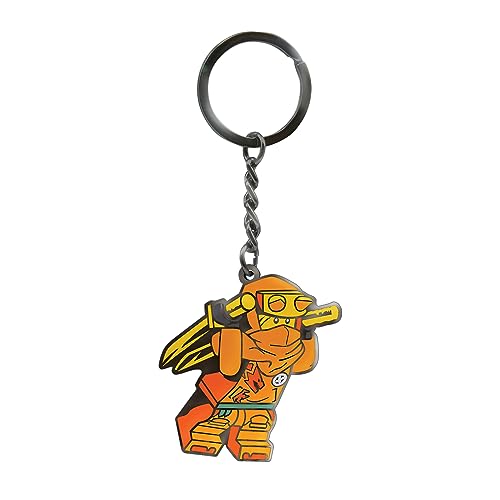 LEGO Ninjago Enamel Keychain - Arin (53336), for Car Keys, Backpack, Purse, Beach Bag, made of zinc alloy & enamel, includes metal keyring, 4.5 inches long