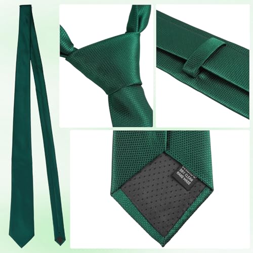 Set de corbata y pañuelo para hombre 5 piezas miniatura 3