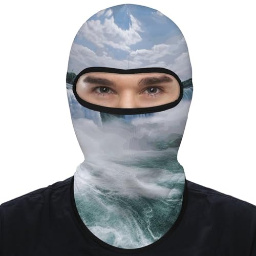 Balaclava Niagara Falls para Hombre y Mujer, Máscara Facial de Protección Solar Respirable con Cubierta Completa de Cabeza para Senderismo, Ciclismo, Correr y Conducir miniatura 1