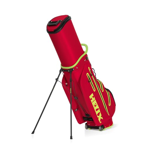 Image of HELIX Golf Stand Bag with Wheels & Retractable Top for Travel
