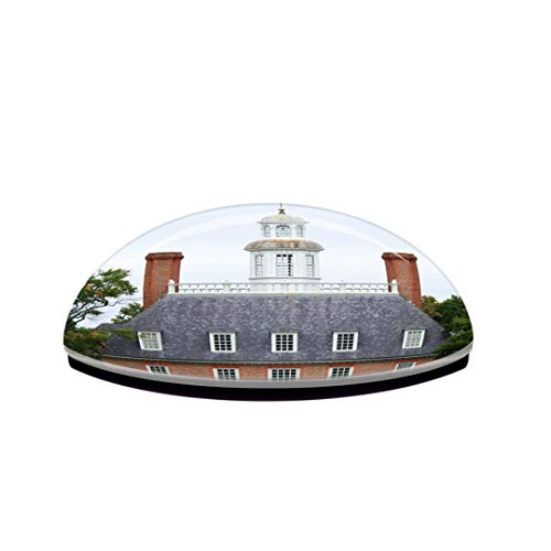 Weekino Usa America Colonial Williamsburg Fridge Magnet 3D Crystal Glass Tourist City Travel Souvenir Collection Gift Strong Refrigerator Sticker #TOP2