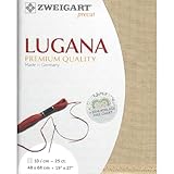Consejos amistosos Zweigart 25 Unidades Lugana Light Mocha 50 x 70 cm (19,5 x 27,5 Pulgadas) – Fat QTR
