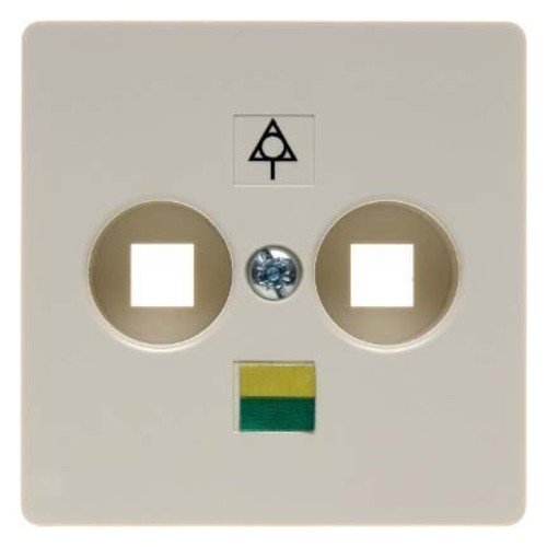 Preisvergleich Produktbild Hager Arsys Mittelplatte für Gerätegehäuse 1061 weiß