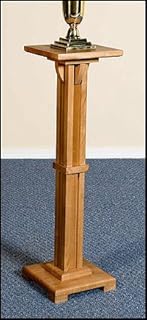 Pecan Stain Flower Stand