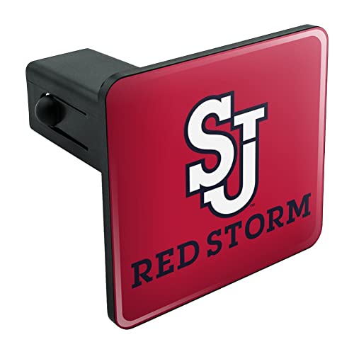 GRAPHICS & MORE St. John's University Red Storm Logo Tow Trailer Hitch Cover Plug Insert 1 1/4 inch (1.25")