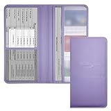 Auto Dokumentenpapier Ordner, wasserdicht, PU Leder, Fahrzeugregistrierungs Organizer, Fahrzeugpapierschutz, 13 x 24 cm, Auto Versicherungshalter