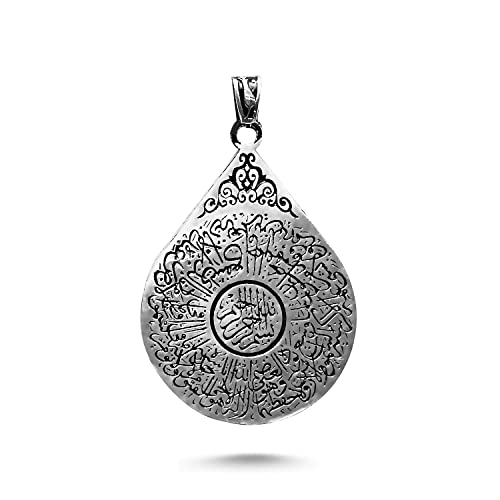 argunjewellery Islamic Jewelry Ayat Al Kursi 925K Sterling Silver Unisex Big Pendant & Car Hanging by argunjewellery - Used condition - US$41.50