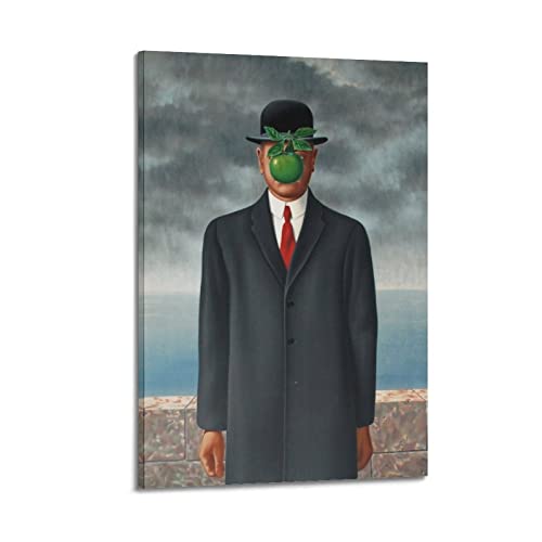JAHER The Son of Man by Rene Magritte Art Poster