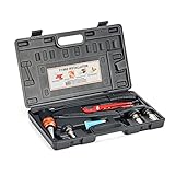 IWISS PEX Expansion Tool Kit, Sized 1/2 inch, 3/4 inch, 1 inch, Auto Rotation Expander Tool for...