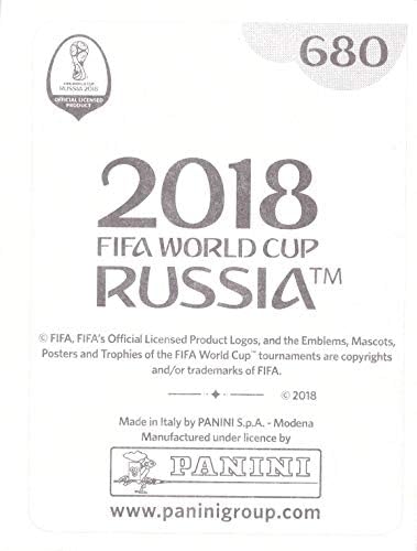 2018 Panini World Cup Stickers Russia #680 Pele Brazil Soccer Sticker