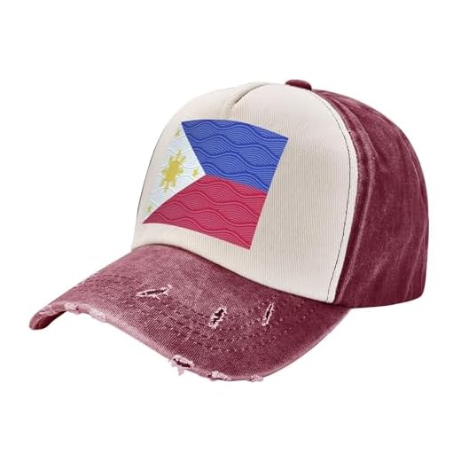 Cappello da Streetwear Retrò in Jeans Lavati personalizzati con Bandiera Patriottica - Classico Stile Cappello da Papà, 100% Cotone, per L'Uso Quotidiano E Le Attività All'Aperto dark Red One Size 11 Cappello da Streetwear Retrò in Jeans Lavati personalizzati con Bandiera Patriottica - Classico Stile Cappello da Papà, 100% Cotone, per L'Uso Quotidiano E Le Attività All'Aperto dark Red One Size