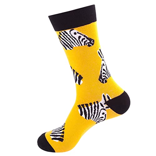 Women Socks Print Socks Gifts Cotton Long Funny Socks For Women Novelty Funky Cute Socks Sock Aid, D, One Size