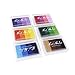 Produktbild Craft Bunt Tinten-Auflage, Tinte Kissen Regenbogen, Stamp Pad Fingerdruck f¨¹r Scrapbook, Malerei Hochzeit Kinder Geburtstags-Gastgeschenke - 6er Set