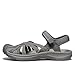 KEEN Women's Rose Casual Closed Toe Sandals,Gargoyle/Raven,7.5