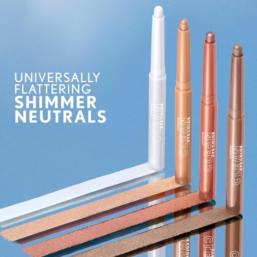 CoverGirl Clean Eye Color, French Violet, Eyeshadow Sticks, Ultra Creamy Formula, Lightweight, Buildable Formula, Lasts All Day, Smudge-Proof, 0.05oz - image 9