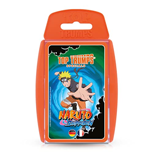 Preisvergleich Produktbild Winning Moves Top Trumps - Naruto (deutsch / französisch) Kartenspiel Quartett Trumpfspiel, Weiß, 47803