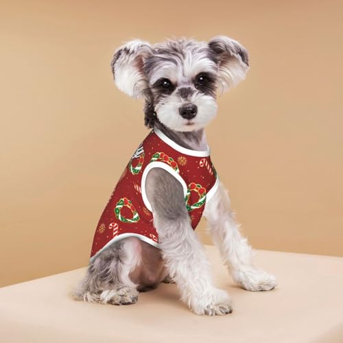 Image of Custom Yorkie Clothes, Customized Dog Clothes Girl, Personalized Dog Shirts for Small Dogs, Puppy Accessories for Boy Dogs, Puppy Outfits with Name and Image, Breathable Cotton Pet Vest