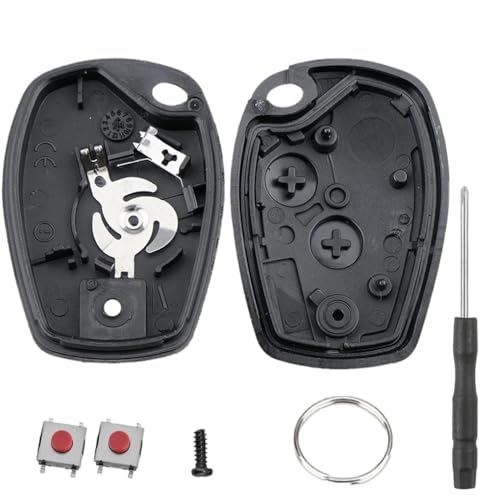2 Buttons for Vauxhall Vivaro Key Fob ,for Renaul-t Trafic Key Cover Renaul-t Master Key Renaul-t Dacia Key Case Clio Kangoo Modus Sandero Car Keys Fits VA2 Blade(NO Blade) - Image 3
