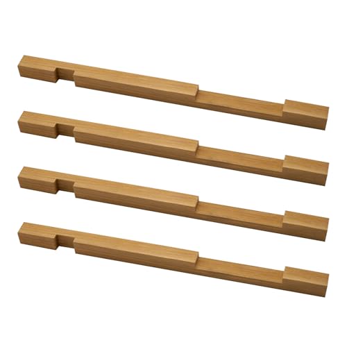 4pcs Beehive Entrance Reducer 10 Frame Beeswaxed Bee Hive Entrance Reducer Wood Beehive Entrance Reducer and Mouse Guard Honey Bee Hive Entrance Reducer Control Ventilation and Keep Out Mice Moths