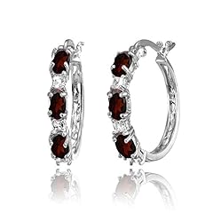Garnet & White Topaz