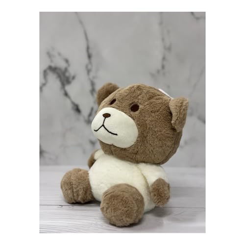 Image of ADORA Hooded Teddy Bear Soft Toy - Kawaii Plushie for Kids, Cute & Huggable Baby Plush Toy, Lovable Gift for Boys & Girls, Ideal for Birthdays & Special Occasions (Teddy Dark Brown)