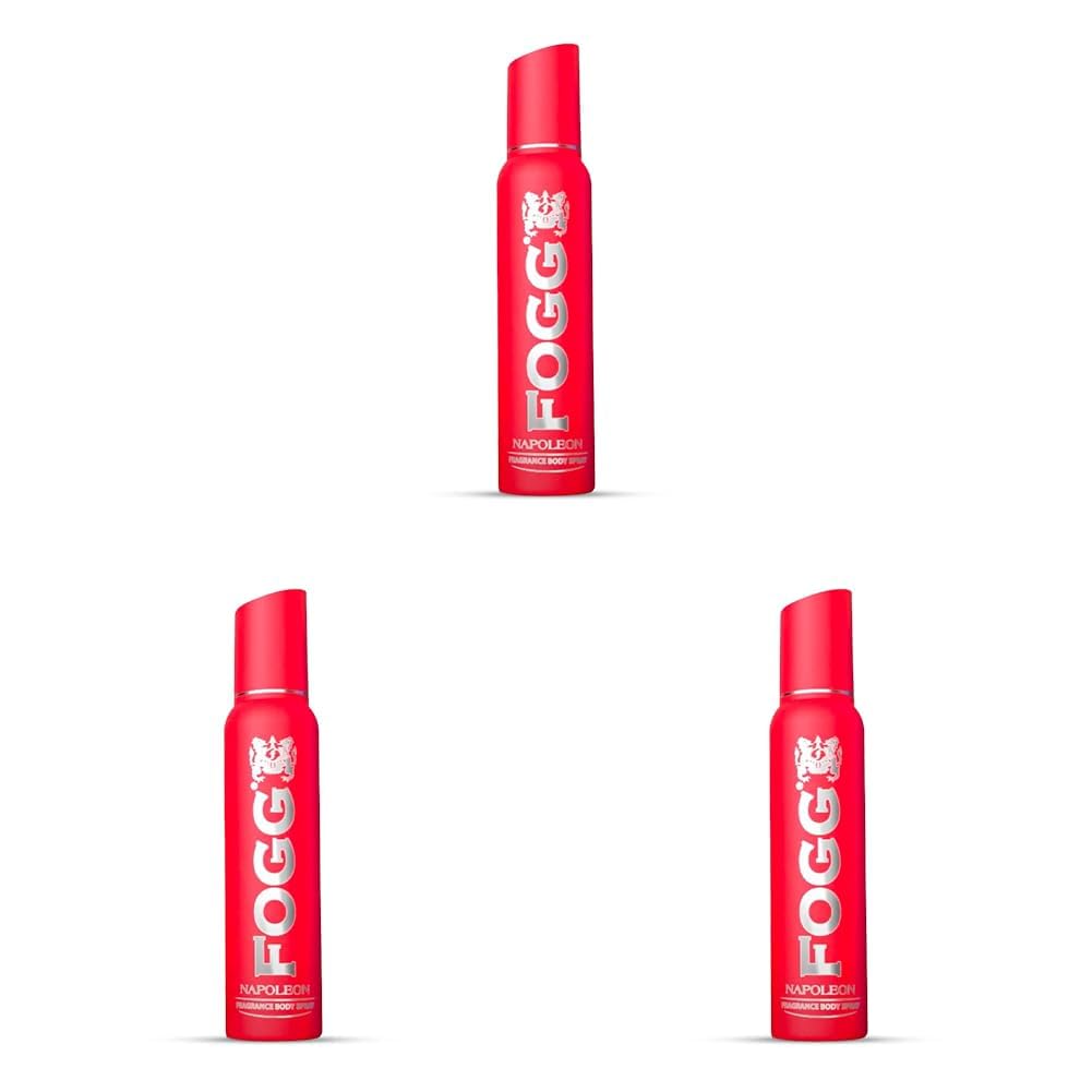 Fogg Napoleon No Gas Deodorant for Men, Long-Lasting Perfume Body Spray, 150 ml (Pack of 3)-picture-52