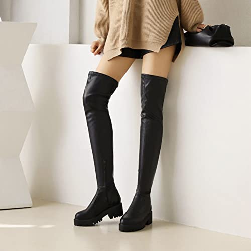 Bottes élastiques décontractées qui galbent la jambe sans comprimer - 6